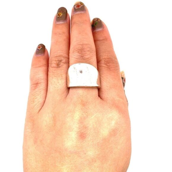 Heavy Silver Ring - Picture 7 of 8